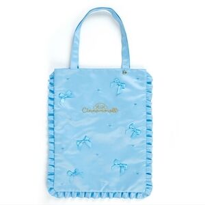 Sanrio Cinnamoroll Enjoy Idol Tote Bag Blue Satin
